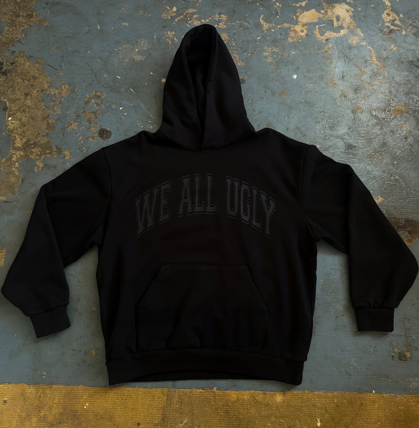 Black on Black University Hoodie