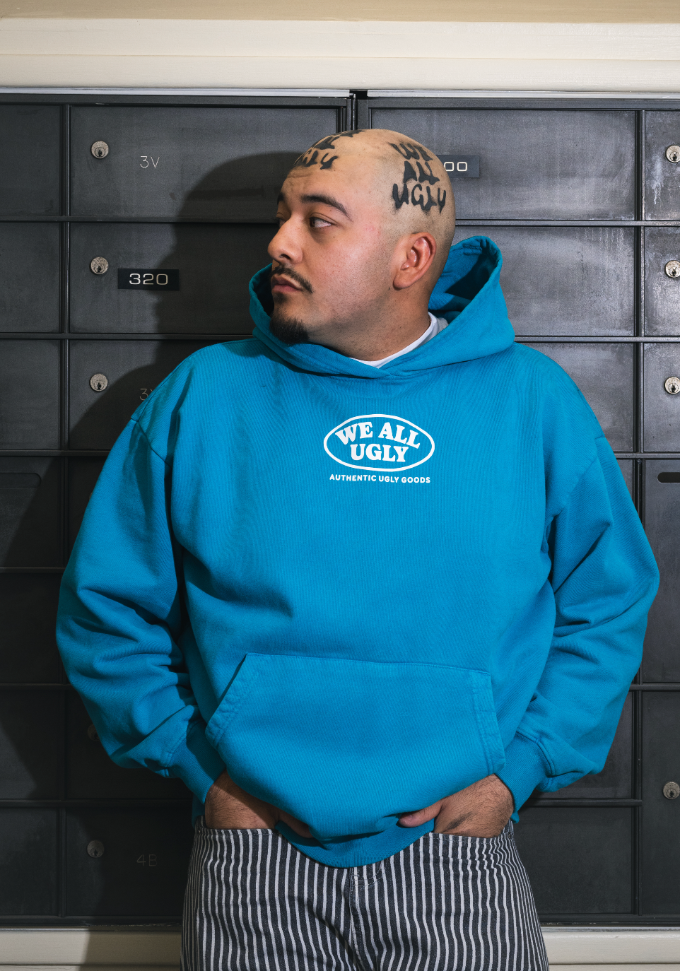 Ugly Goods Hoodie — Teal