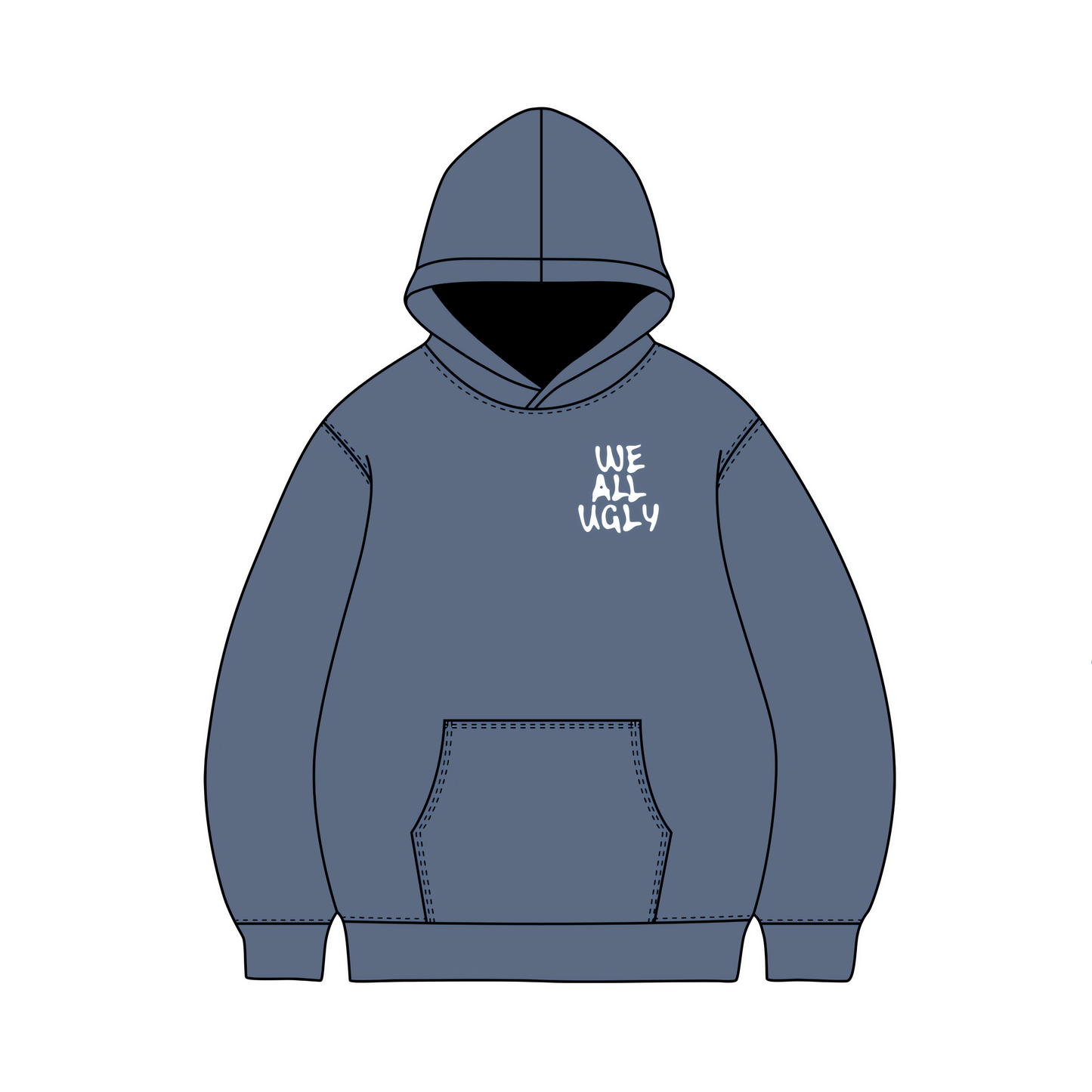 OG Storm Blue Logo Hoodie